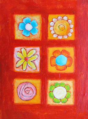 Carte nature, vacances, paysages et animaux Six fleurs pour toutes les occasions
